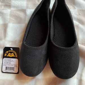 Doggers Black Women's Ballet Slippers